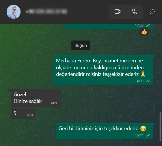 Antalya Boyacı Müşteri Yorumu